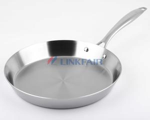 11" Tri-ply Stainless Steel  Fry Pan