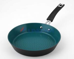 9" V shape Forged Frypan, Aluminum Non-stick Frypan