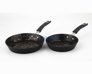 2-piece Cookware Set, V Type Aluminum Nonstick Frypan 