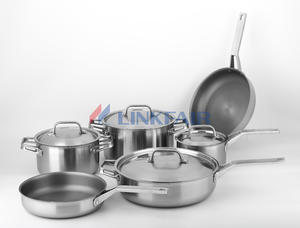 10-Piece Tri-ply Titanium Cookware Set