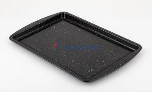 Non-stick Rectangle Black Sheet Pan, Carbon Steel Cookie Sheet