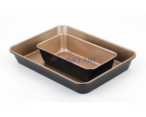 2-piece Non-stick Carbon Steel Cake Pan & Loaf Pan 