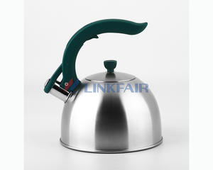 2.3L Spinning Kettle Bird Shaped Kettle With Green Phenolic Handle