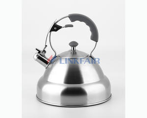 5.0L Stainless Steel Tea And Coffee Kettle  Dark Grey Handle 